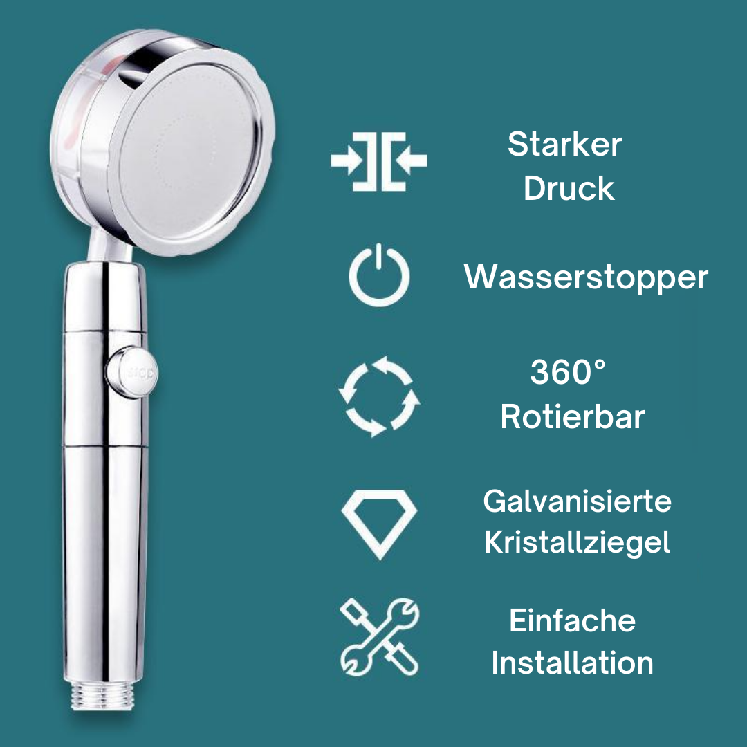 ALOMIE ShowerPower™ inkl. Wasserfilter